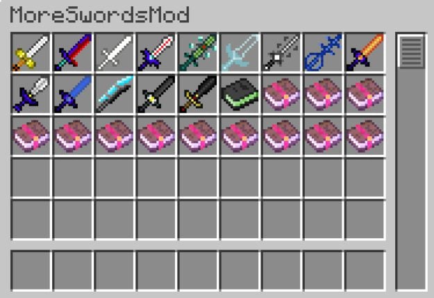 Minecraft MORE SWORDS MOD!  CRAFT SWORDS WITH UNLIMITED ABILITIES