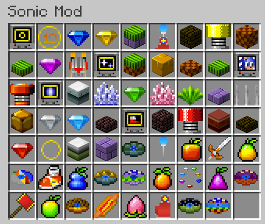 Sonic The Hedgehog Mod 1 7 10 Minecraft Mods