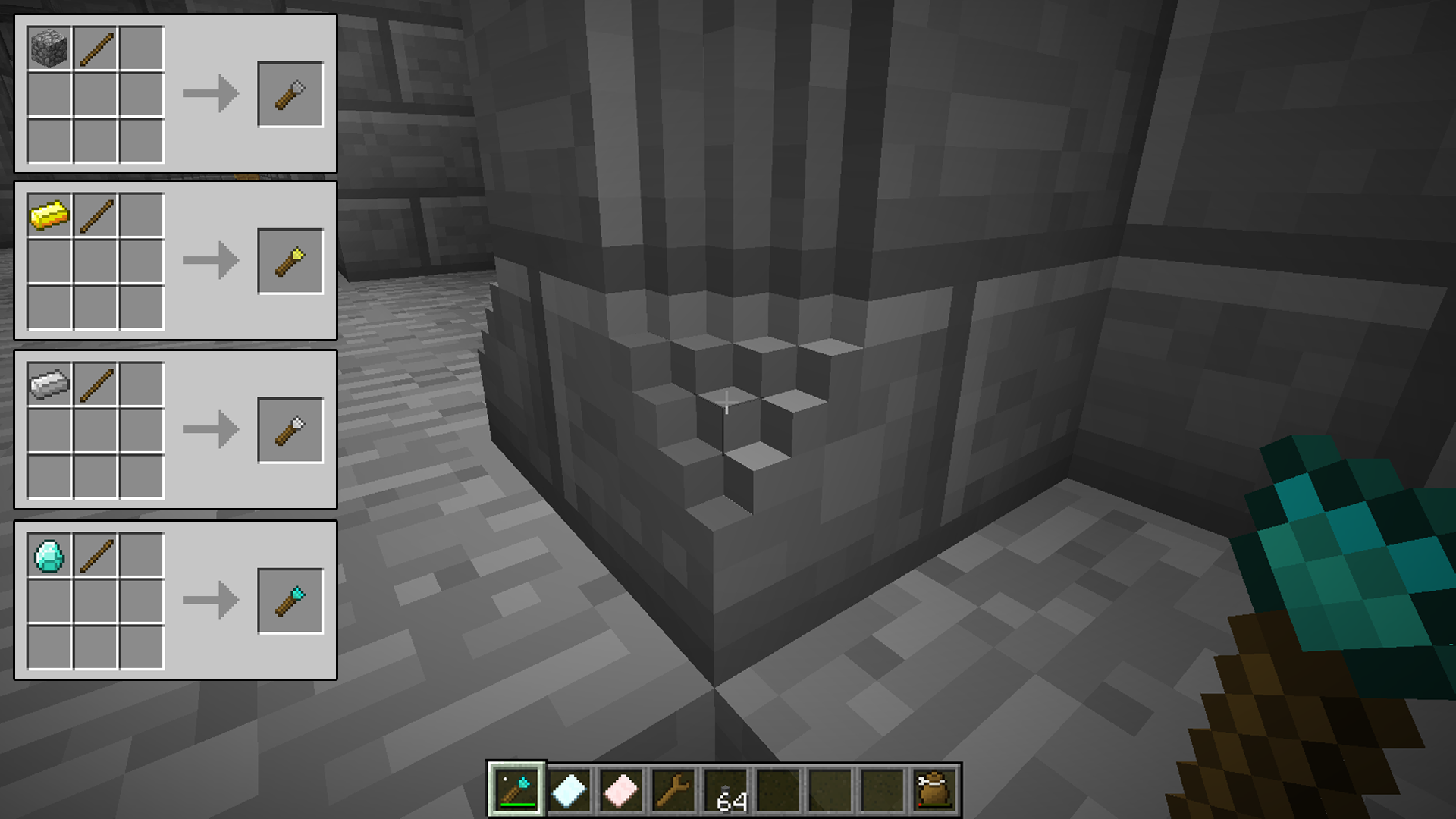 can you get chisel and bits on bedrock? 2