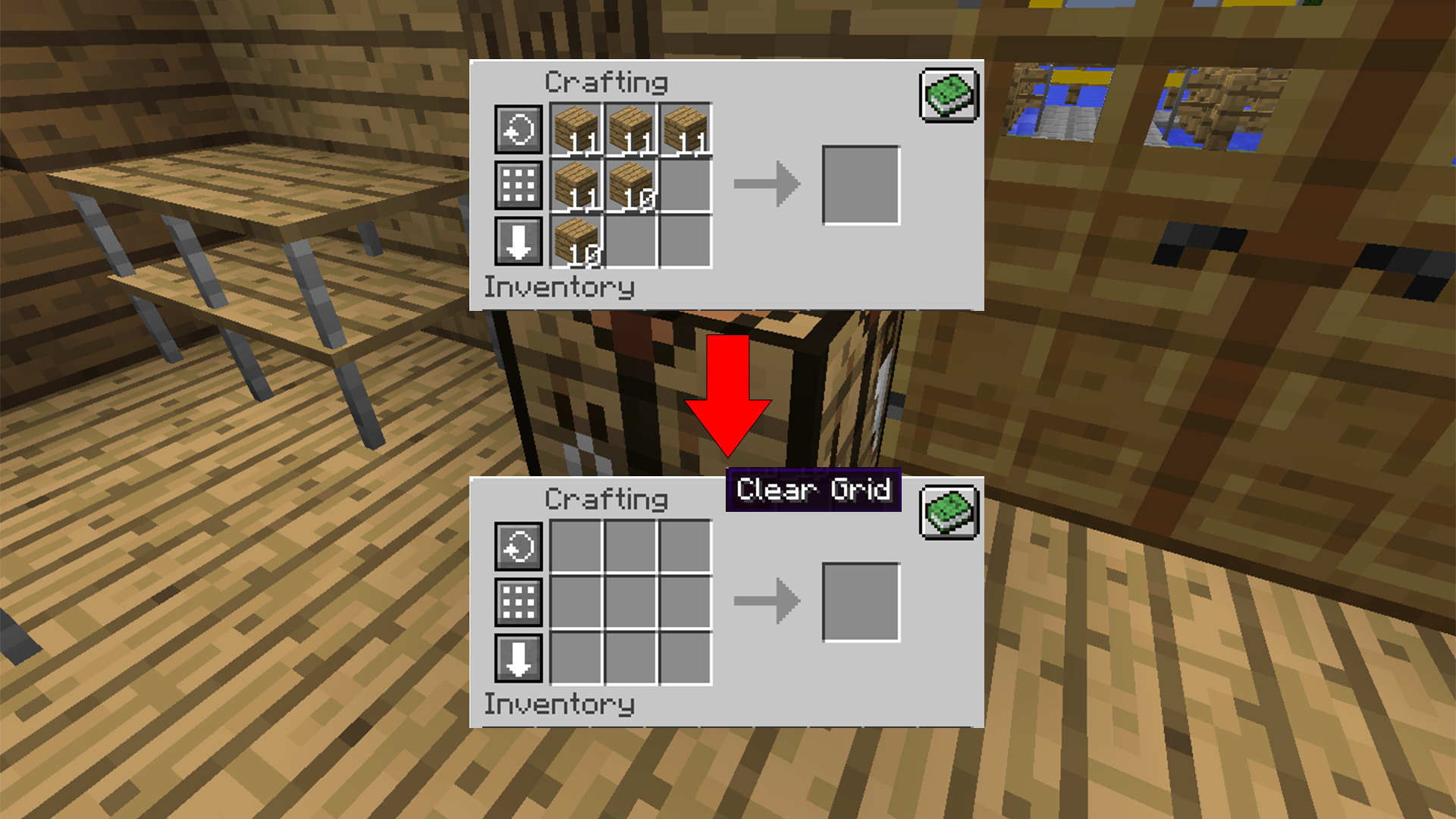 What is the title of this picture ? Crafting Tweaks (1.16.5) | Minecraft Mods