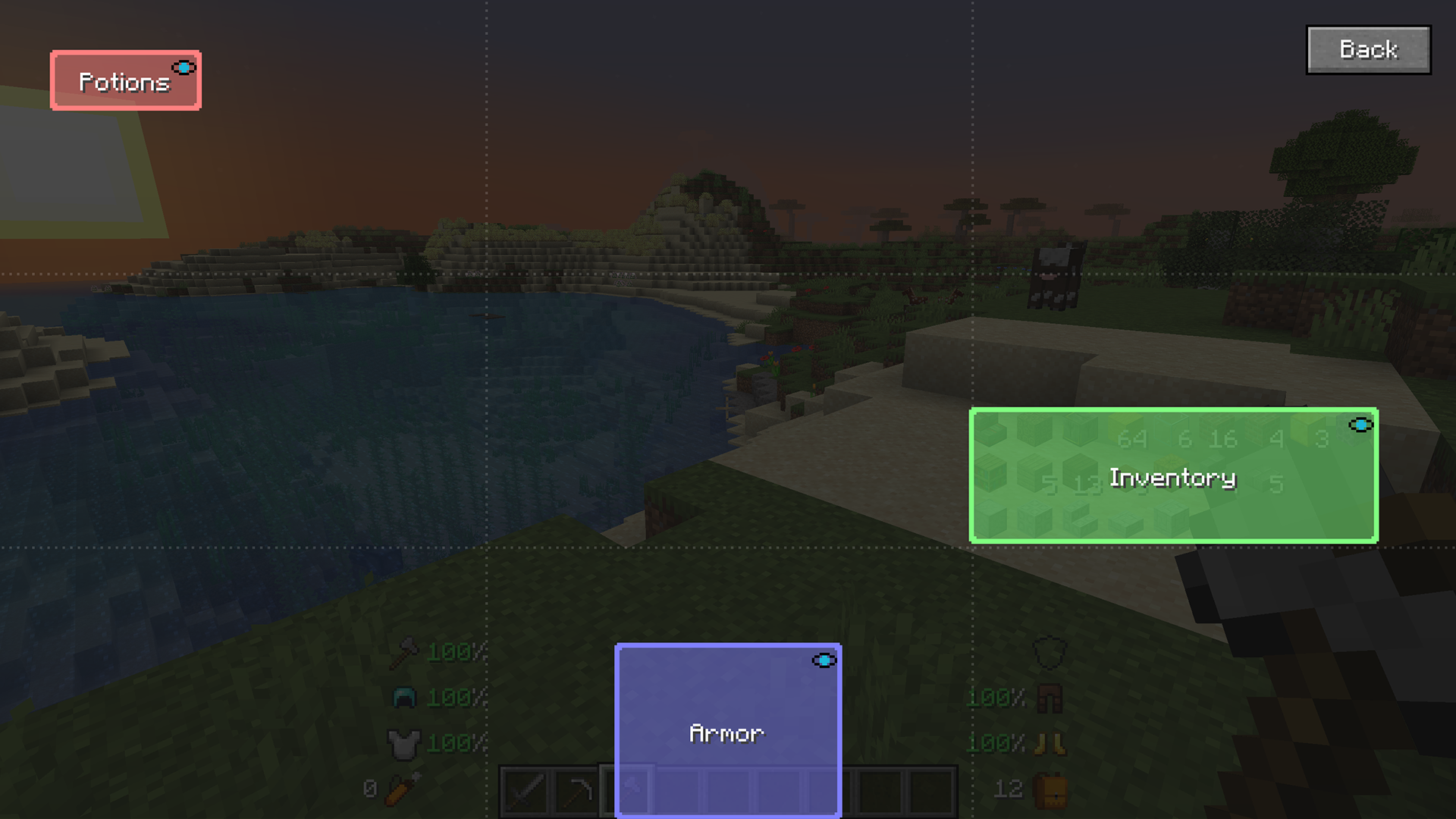 Inventory HUD 1.16.5. HUD инвентаря Minecraft. Inventory HUD 1.12.2. Мод для убирания инвентаря 1.12.2.