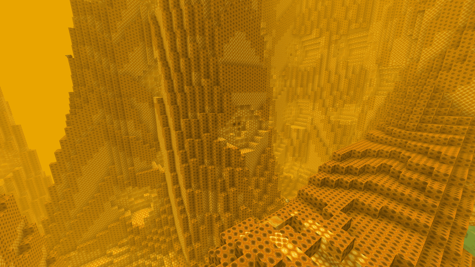 What is the title of this picture ? The Bumblezone (1.16.5) | Minecraft Mods