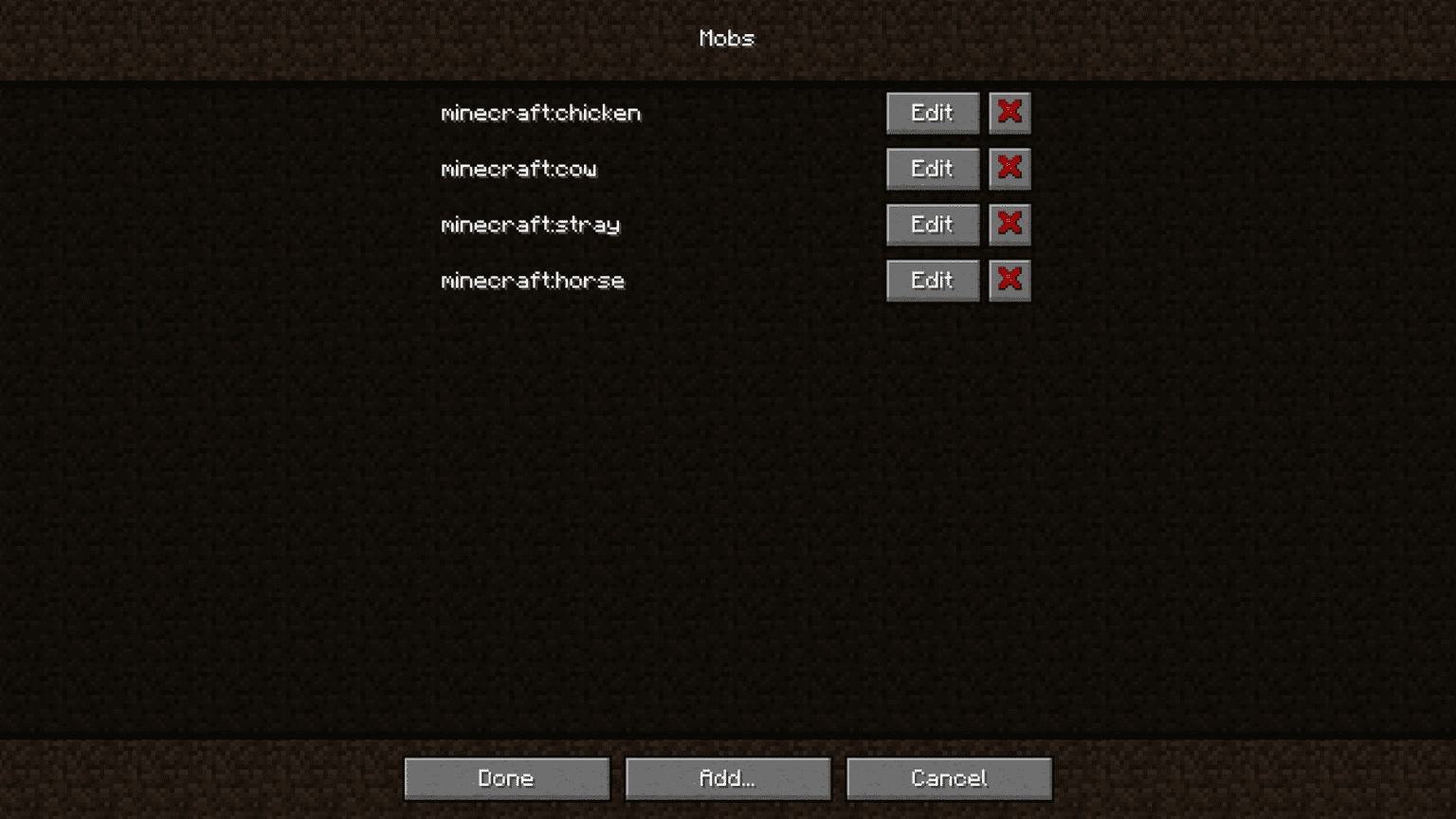 morph mod how to change mob if they have the same name