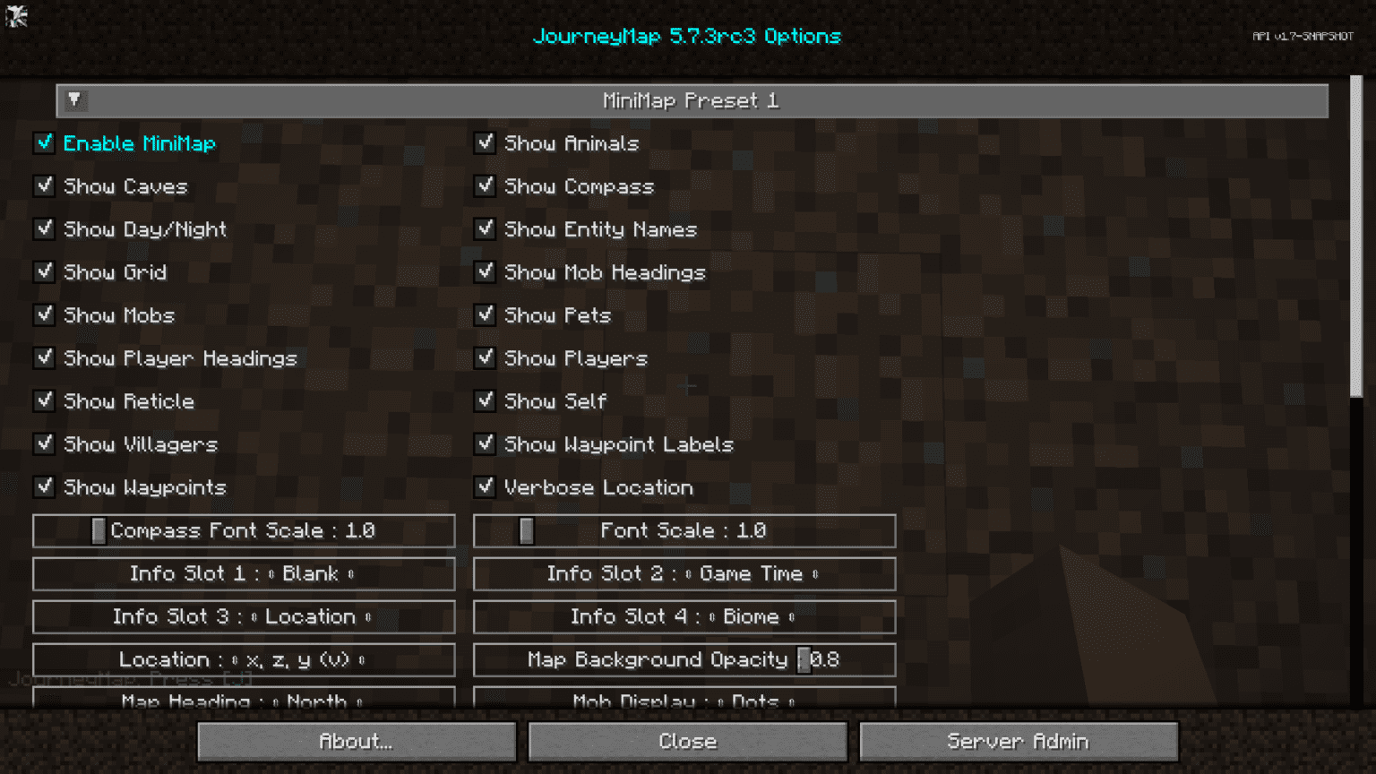 JourneyMap 1 21 1 Minecraft Mods   Entity Options 1536x864 