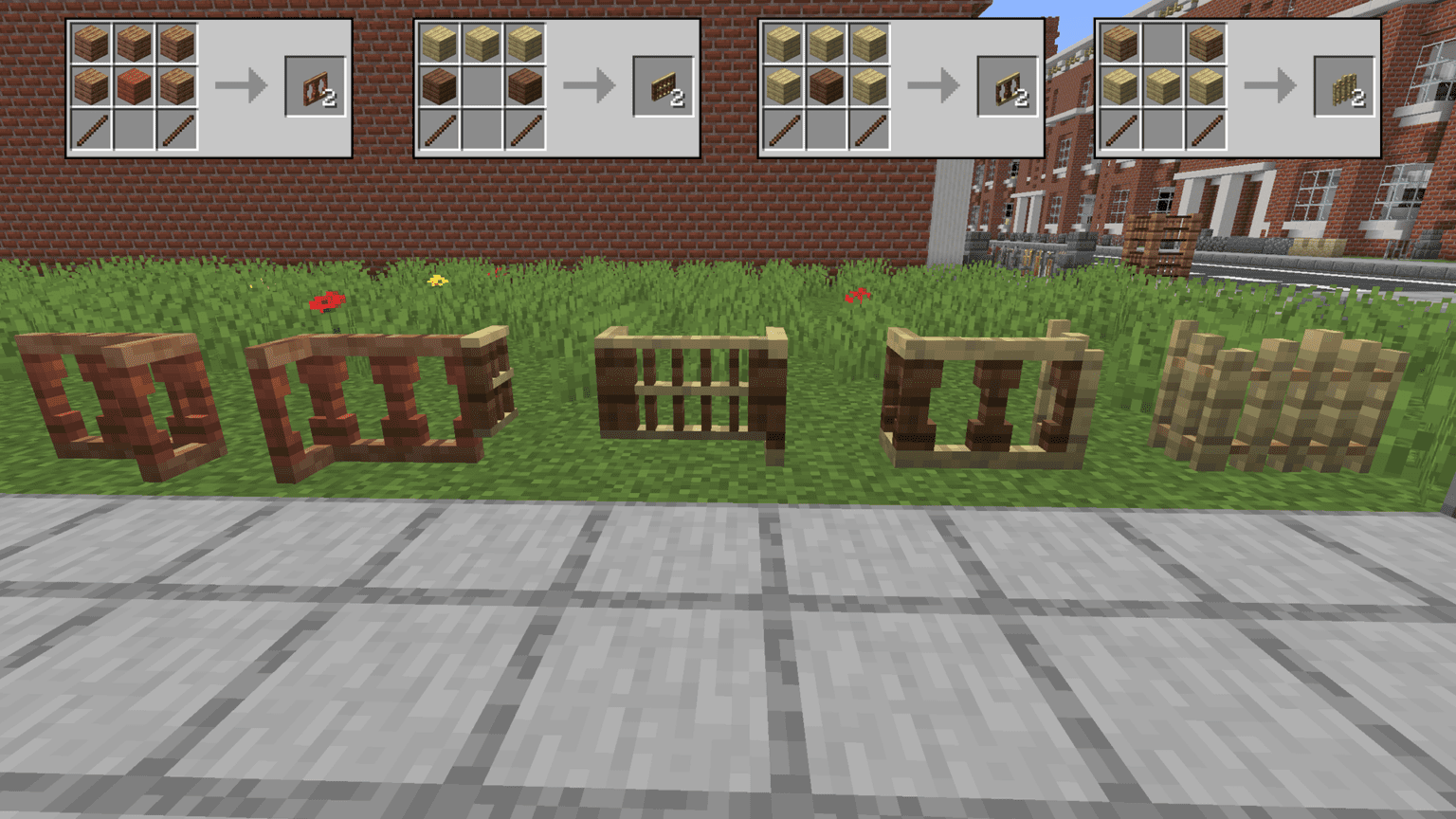 Custom Fences And Walls 1 21 Minecraft Mods